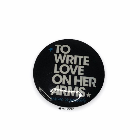 TWLOHA To Write Love On Her Arms Lapel Pin / Button - Picture 1 of 5